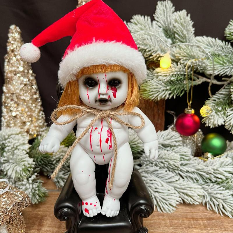 Horror Ghost Baby Hanging Doll Halloween Bar Ghost Courtyard Horror Doll Prop Ghost Festival Happy Halloween Day 2025 Decoration