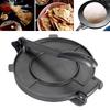 Tortilla Press 8 Inches Heavy Duty Flour Tortilla Press Aluminum Alloy Pre Seasoned Roti Maker with Handle for Corn