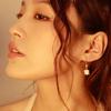 Lily of the Valley" Natural Shell Engraved Freshwater Pearl Earrings 14k Gold, Daily Wear Literary and Fresh Earrings