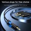 KEYSION 3-in-1 2,5 3,5 4,4mm Austauschbares versilbertes OCC Upgrade-Kabel 0,78mm 2-Pin-Draht-Kopfhörerkabel HIFI-Kopfhörerkabel
