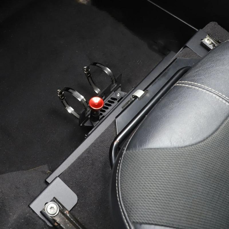 For Land Rover Defender  90 110 130 2004-2019 Black Car Seat Adjustable Fire extinguishing bracket Interior Car Accessories BQQ0