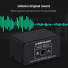 LINEPAUDIO Audio Switcher 3.5mm 2 In 1 Out / 1 In 2 Out A/B Switch Stereo Audio Splitter Box with