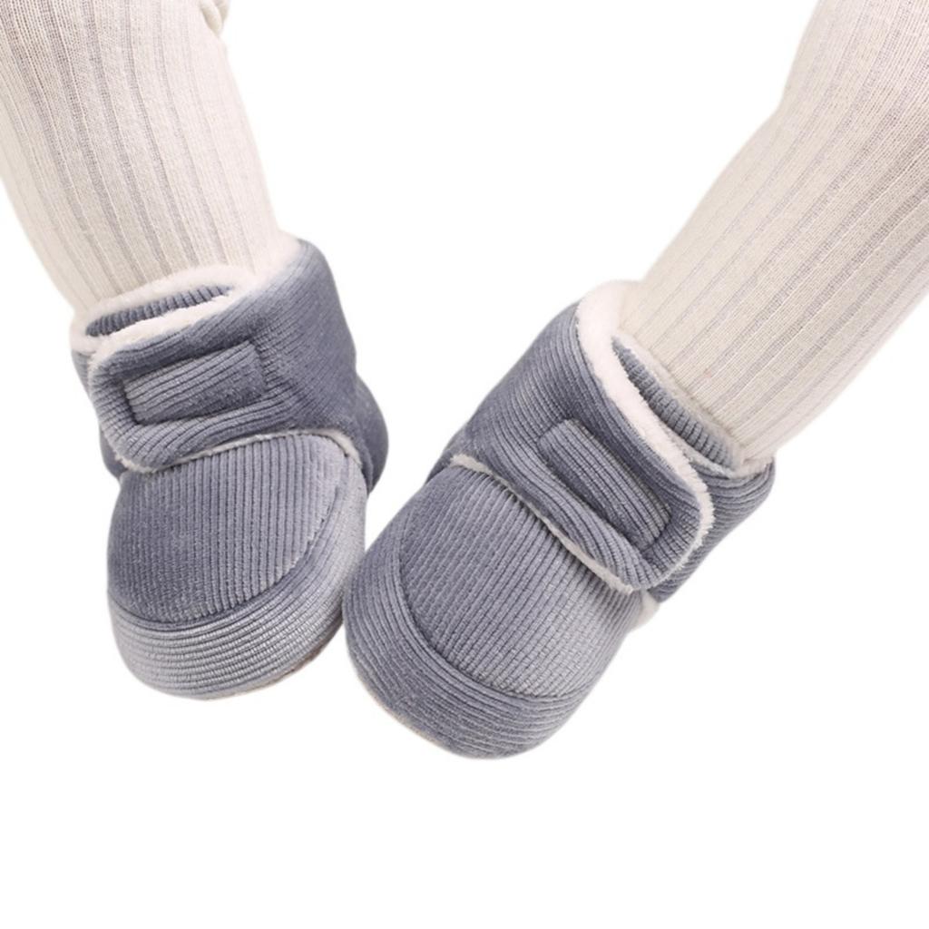 Baby Winter Baumwollschuhe Niedlich -Gefüttert Dick Warm Stiefelchen für Kleinkinder Jungen Mädchen