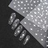 9-Color Four-Pointed Star Nail Art Sticker Diy Plastic Nail Art Decorative Sticker Color Star Light Nail Art Sticker