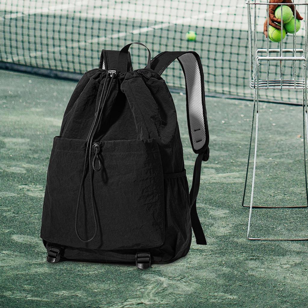 Kordelzug-Rucksack Badminton Tagesrucksack Professionelle Tennisschlägertasche Schläger Tragen