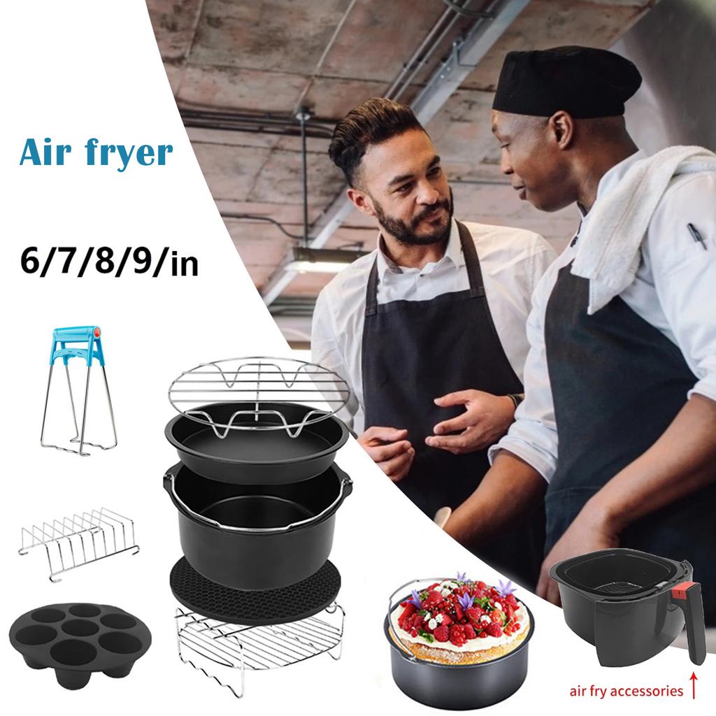 8pcs Air Fryer Accessories Fit Best Hot Fryer Accessories Set Convenience Cooking Tool For Kitchen Party Kitchen Tools & Gadgets