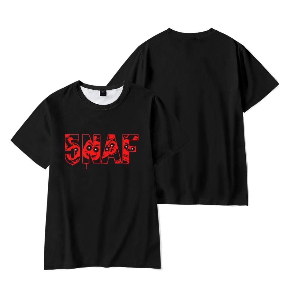 

Модные футболки с героями мультфильмов Five Nights At Freddy s для женщин и мужчин, летняя одежда, футболки с круглым вырезом для фитнеса, футболки больших размеров для мужчин, топы L