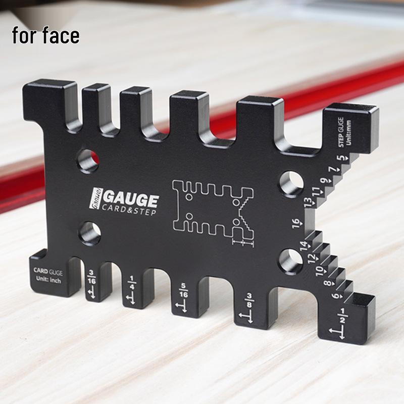 Woodworking Mortise Gauge and Push Block Auxiliary Tool