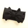 European & American Handmade Baby Hair Accessory: Large Bow Double Layer Waffle Texture Headband for Kids