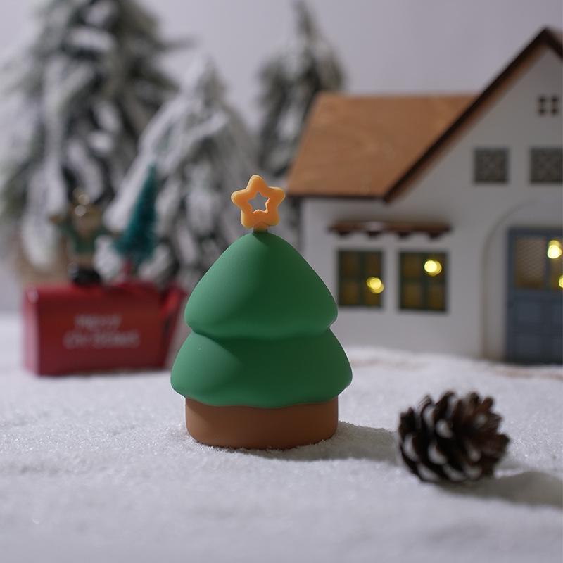 Christmas Silicone Snowman Night Light - Creative Holiday Gift & Decoration for Kids