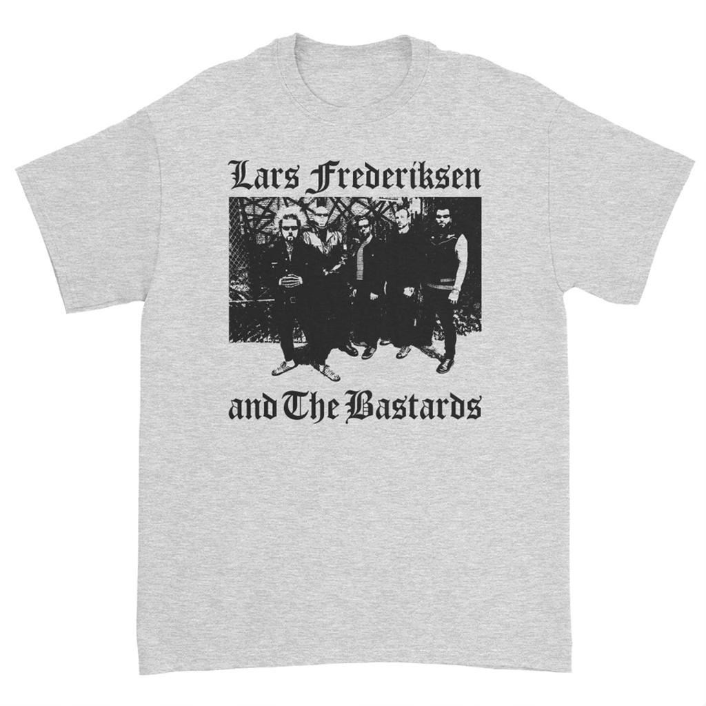 Mode Hip Hop Unisex T-Shirt Rancid Band Sänger Lars Frederiksen T-Shirt Baumwolle Schwarz Druck Oversized Kurze Ärmel Unisex Damen