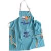 Techno Prime And Packable Apron, Unisex, Adult, 80cm Length, Milk and Anpan, Blue, 72471