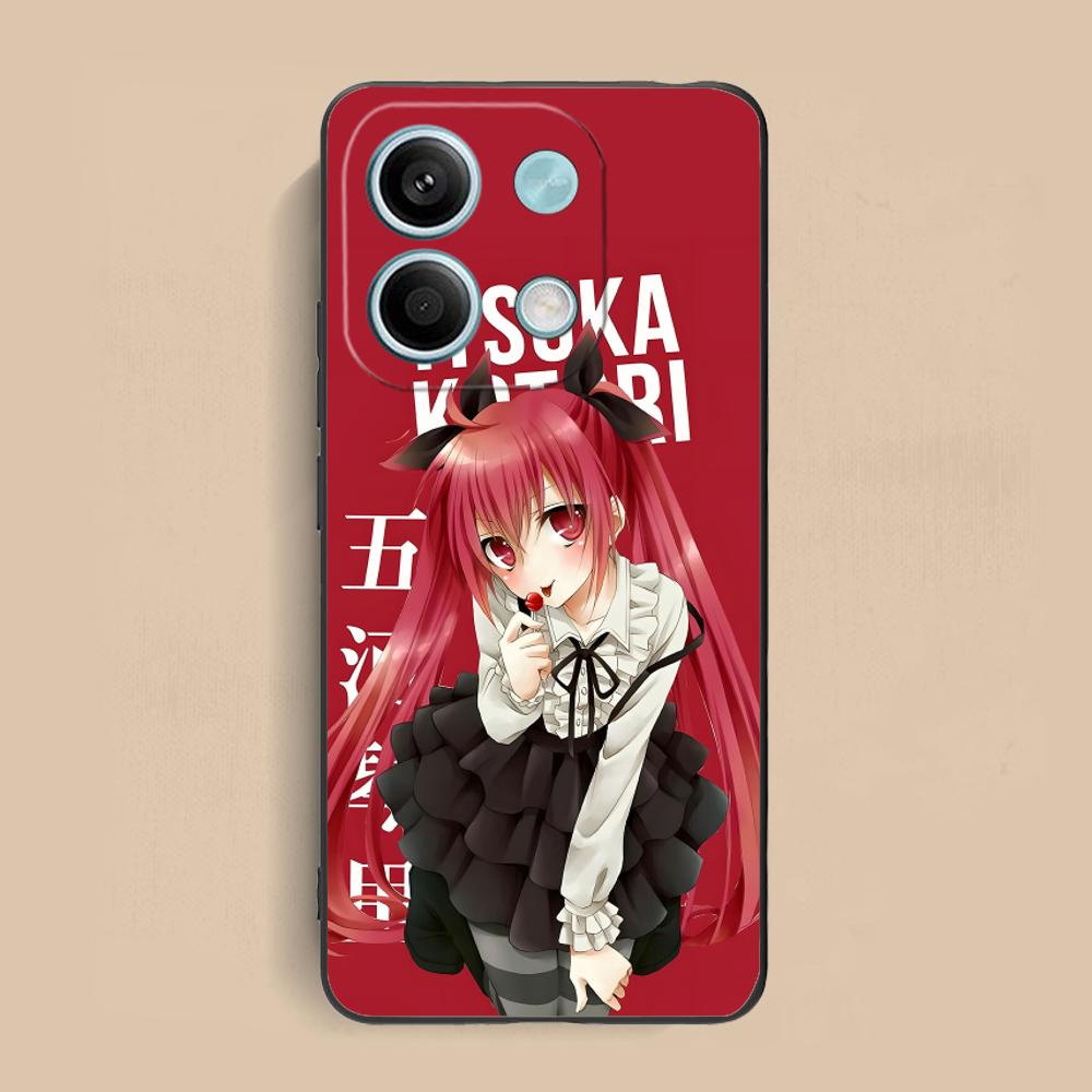 Date a Live Kotori Itsuka Matte TPU Mobile Phone Case for Xiaomi Redmi Note 14 13 12 11 S Pro Plus 4G 5G Colorful Printing Cover