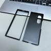 Applicable to Samsung Z Fold7 borderless magnetic folding leather mobile phone case Fold6 carbon fiber anti-drop protective case