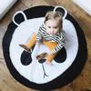 Fox Print Animals Cuddle Play Mat With Soft Fabric For Infant Development And Parentchild Interaction