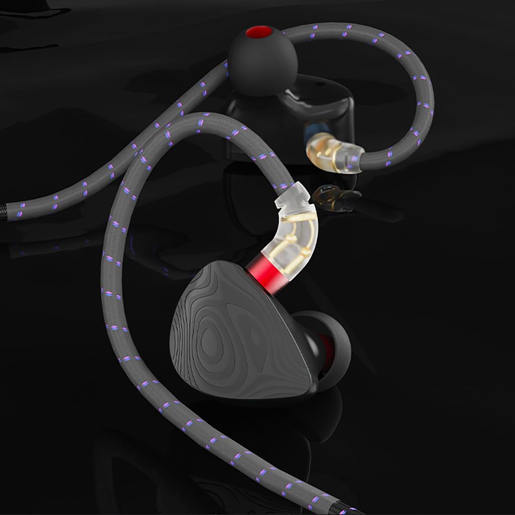 Linsoul CVJ Night Elf Hybrid Dynamische Ohrhörer Dual Compound Dynamischer Treiber 8mm Neu entwickelter Dynamischer Treiber DLC Diamantmembran Ergonomisches Design