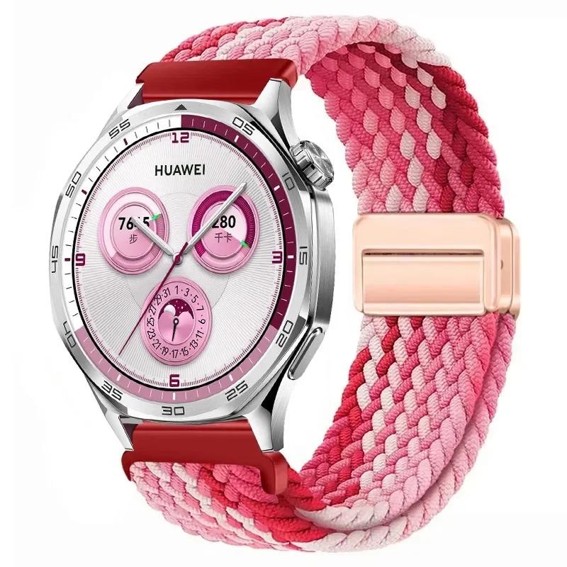 22mm 20mm Nylon Loop Band for Huawei Watch GT5 Pro/GT5 4 Pro GT3 2 GT2e Replaceable wristband for Huawei Watch 46mm 42mm Strap