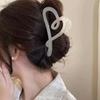 Irregular Hollow Out Hair Claws Clips Women Girls Large Heart Shape Crab Hair Clamps Barrettes Clips Hair Accessories