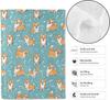 Cute Corgi Throw Blanket,Soft,Lightweight Flannel,Playful Dog Blankets - Gifts for Kids Boys Girls,for Couch Office Trav
