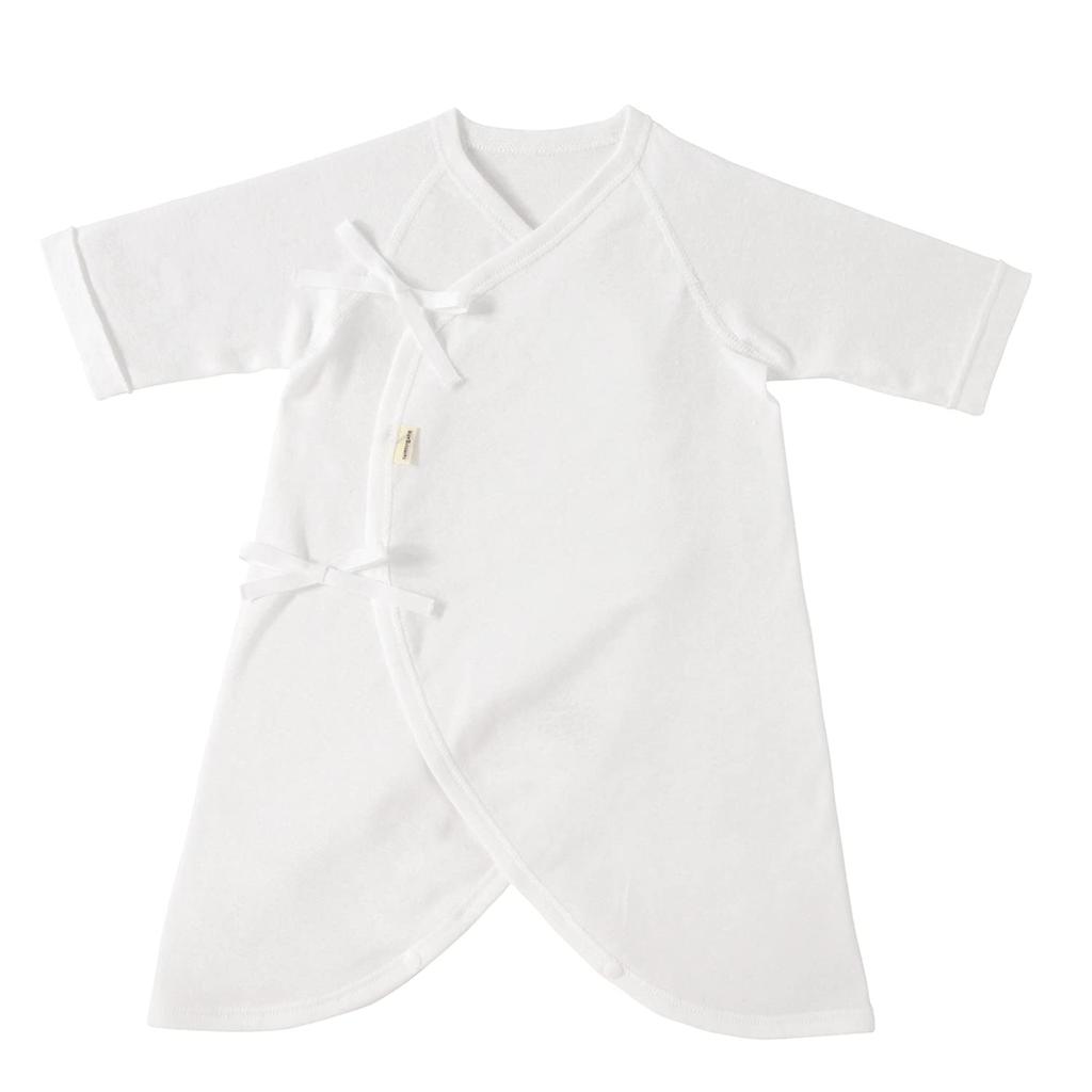 Miki House Hot Biscuits Combi Boys and Baby Undershirt, Girls, Newborn, Clothes, White, 60cm, 70-2308-499
