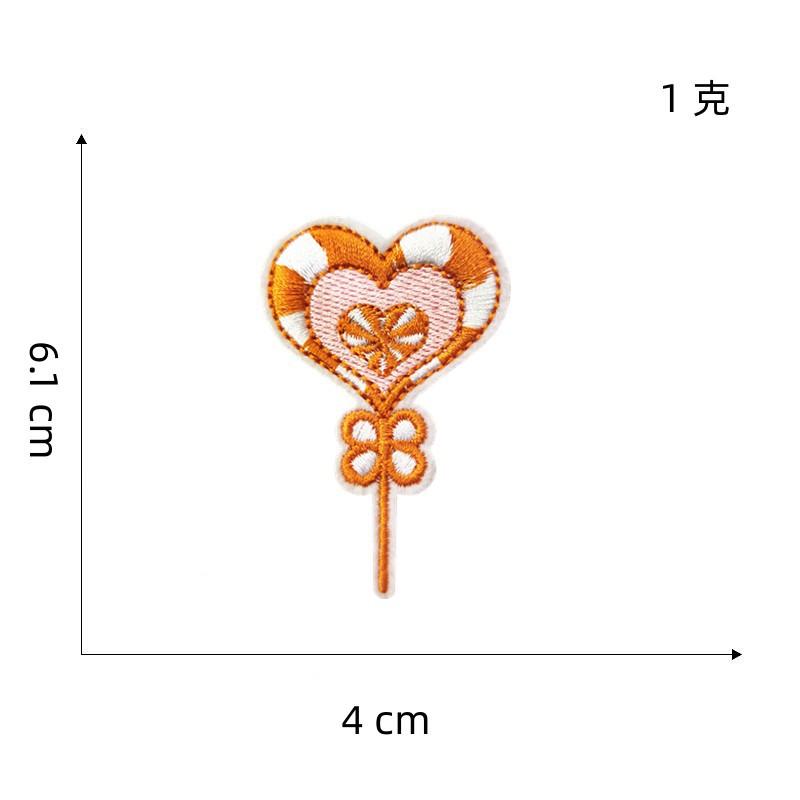 Cartoon Yellow Flower Embroidery Iron On Patches For Clothing Butterfly Sun Rainbow Clothes Stickers Apparel Sewing Accessories