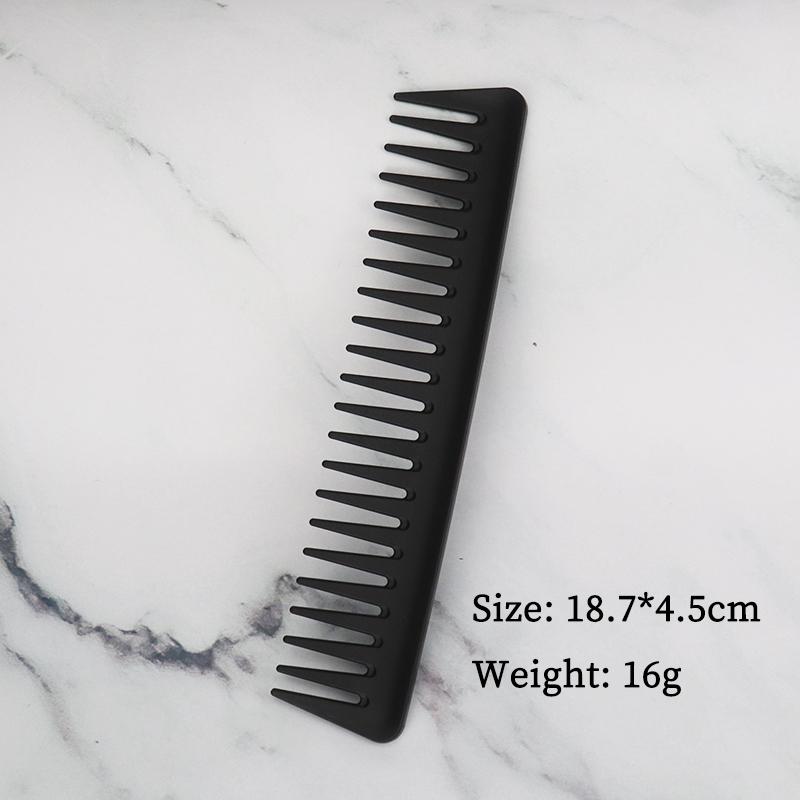 1pcs Resin Wide Tooth Curly Hair Salon Hairdressing Comb Hairbrush