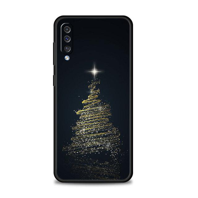 Custodia per telefono per Samsung Galaxy A70 A50 A30s A20s A20e M62 M52 M51 M32 M31 M31s M22 M21 M12 Cover Buon albero di Natale Cervo