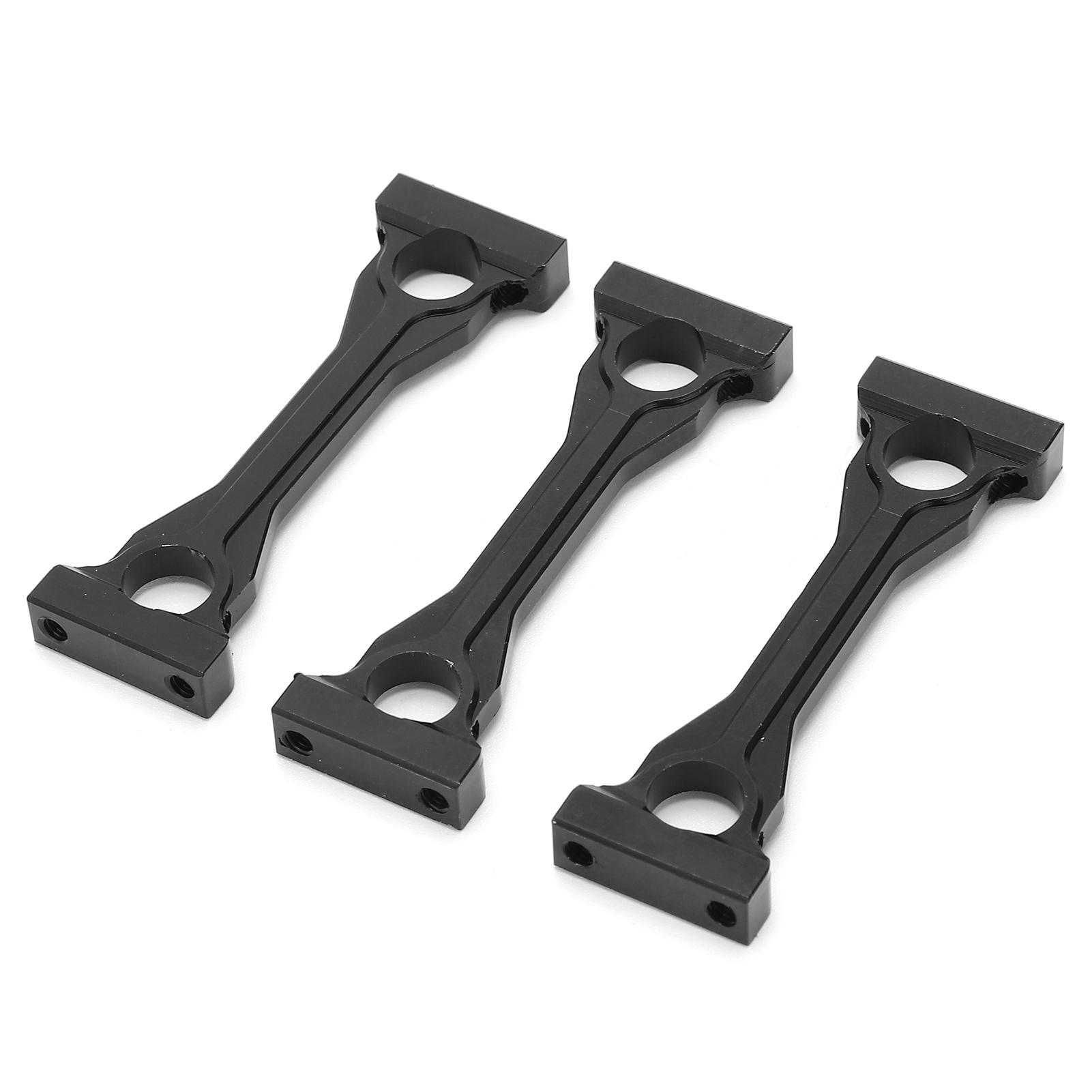 

3Pcs Aluminum Alloy Middle Chassis Mount for Tamiya 114 Remote Control Tractor TruckBlack