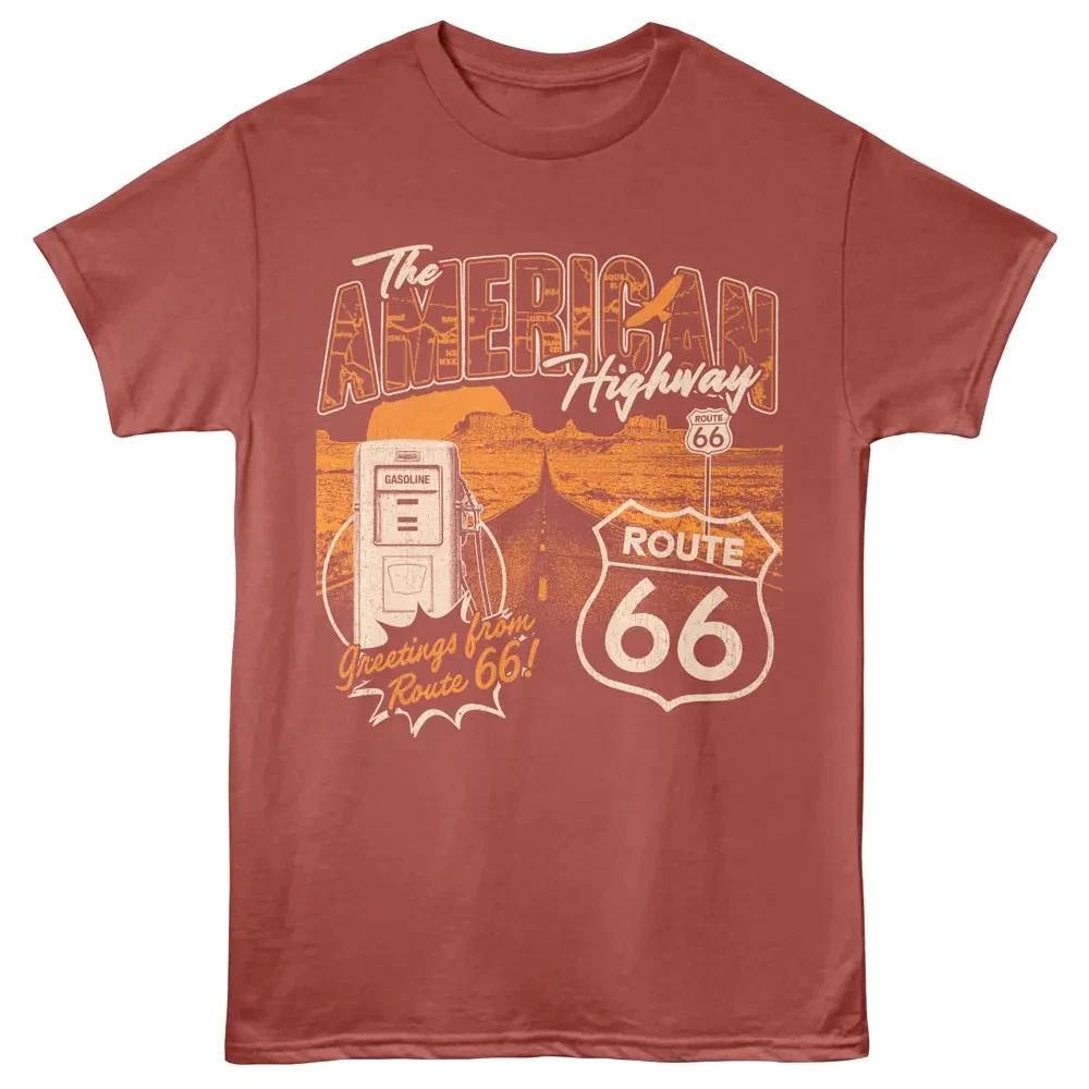 Route 66 American Highway Men s T Shirt S