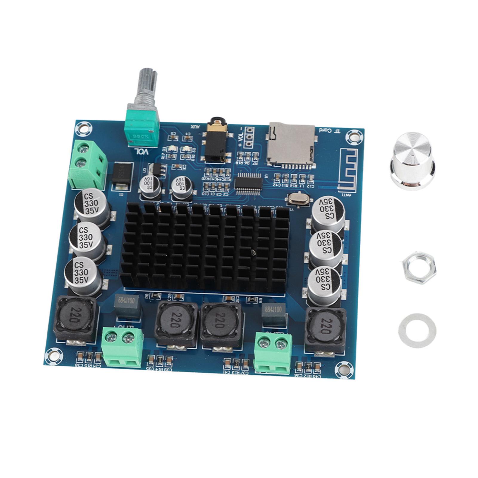 

A105 TDA7498 100Wx2 Цифровий Bluetooth Регульована гучність o Плата підсилювача потужності