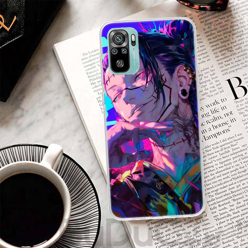 Kaisen J-Jujutsu Geto Suguru Cover For Xiaomi Redmi Note 14 13 12S 12 11 Pro Plus Phone Case 11S 10S 10 11E 11T + 9S 9 Print Coq