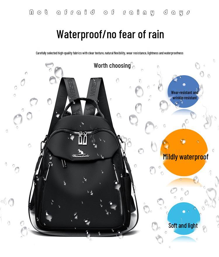 Women's Oxford Cloth Dual-Use Backpack: 2025 Large Capacity Casual Mummy Bag for Travel