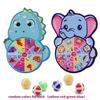 Dartscheibe Klebriger Ball Wurfspiel-Set (2er-Pack) Cartoon-Stil geeignet für die Eltern-Kind-Interaktion, trainiert die Hand-Auge-Koordination