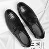 2026 Herbst Neue Designer-Loafer für Herren Einfarbige Britische Mode Lederschuhe Männlicher Business-Freizeitschuh Mann