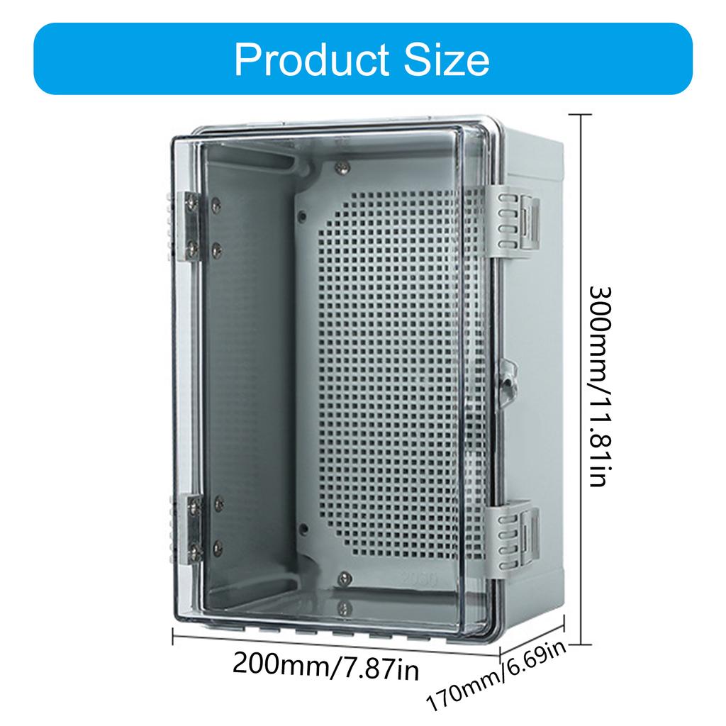 Practical Industrial Waterproof Electrical Box With Lock And Wall Mounted Set Accessory for Outdoor Applications