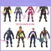 Fortnite 8pz Figure Bambola Bambini Armati Regalo Decorazioni per Torta Per Compleanno Natale