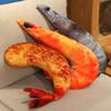 Cartoon Food Prawn Throw Pillow Plush Toy Doll Lobster Pliers Doll Home Pillow Cushion Doll