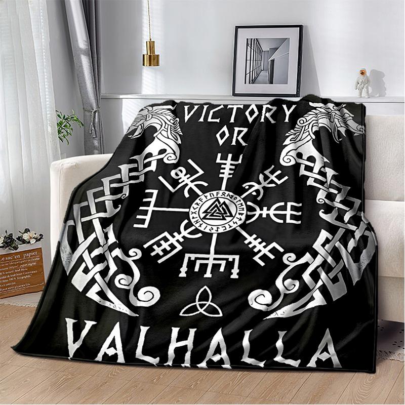 Viking Norse Mythology God Loki Soft Plush Blanket,Flannel Blanket Throw Blanket for Living Room Bedroom Bed Sofa Office Cover
