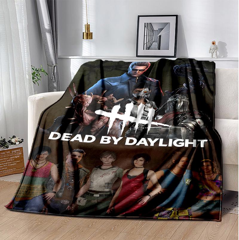 Dead Daylight Flannel Blanket Soft Warm All-Season Throw, Design for Camping, Car Travel, Hiking Sofa, Bed, Office Perfect Gift for Parties