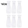 Trendy Flower Container Clear Bud Vase, Plastic Transparent Modern Smooth Finish Vase Table Centerpiece for Home Party Wedding Decor Elegant