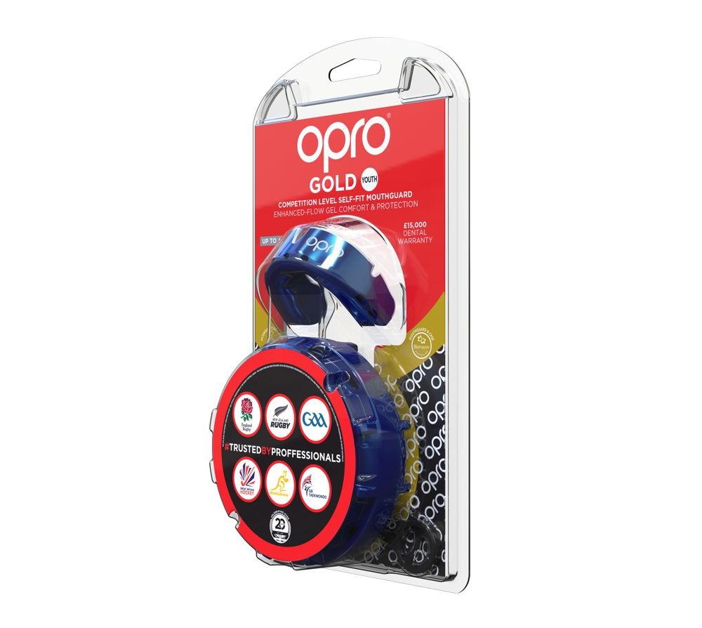 Opro Children's Mouthguard Gold GEN5 Blue