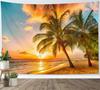 Blue Ocean Sea Turtle Tapestry Coastal Under the Sea Tropical Fish Coral Wall Tapestry for Bedroom Underwater World Sea Life