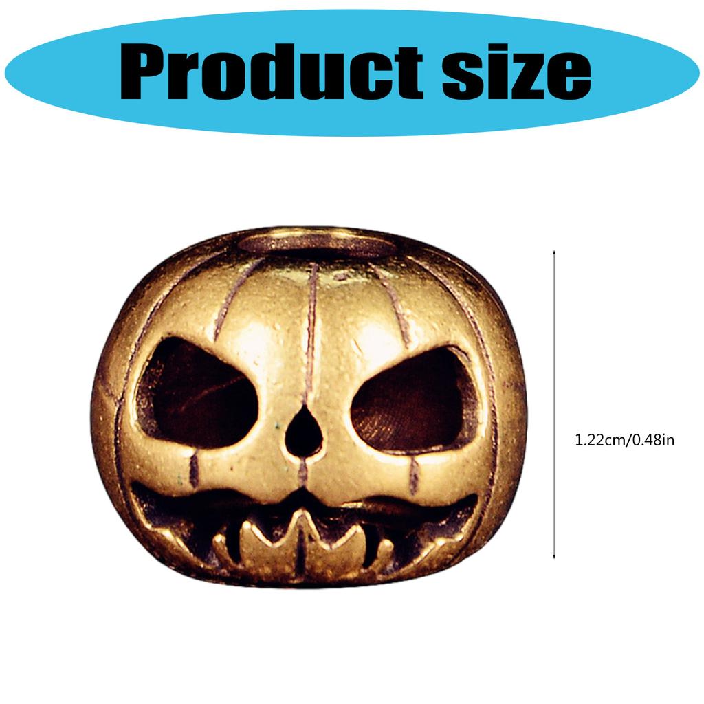 Brass Halloween Pumpkin Keychain Charm Durable Outdoor Gear Accessory For EDC Enthusiasts And Camping Essentials
