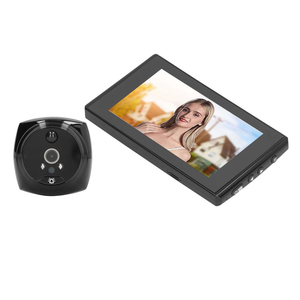 Video Door Viewer 4.5 Inch HD Night Vision Smart Digital Video Camera Doorbell Peephole Viewer