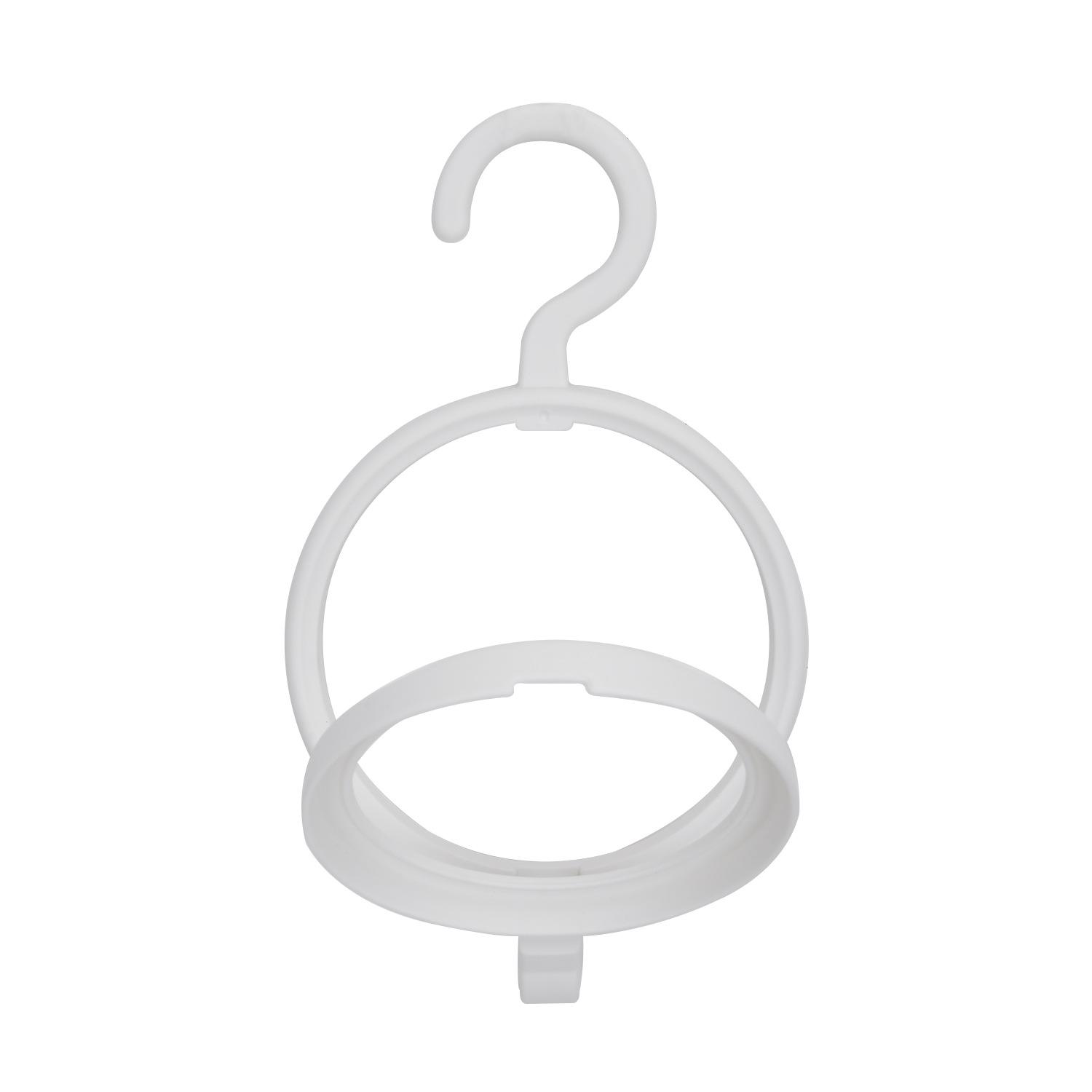 Hanging wig storage rack, portable wig stand, foldable wig organizer stand белый