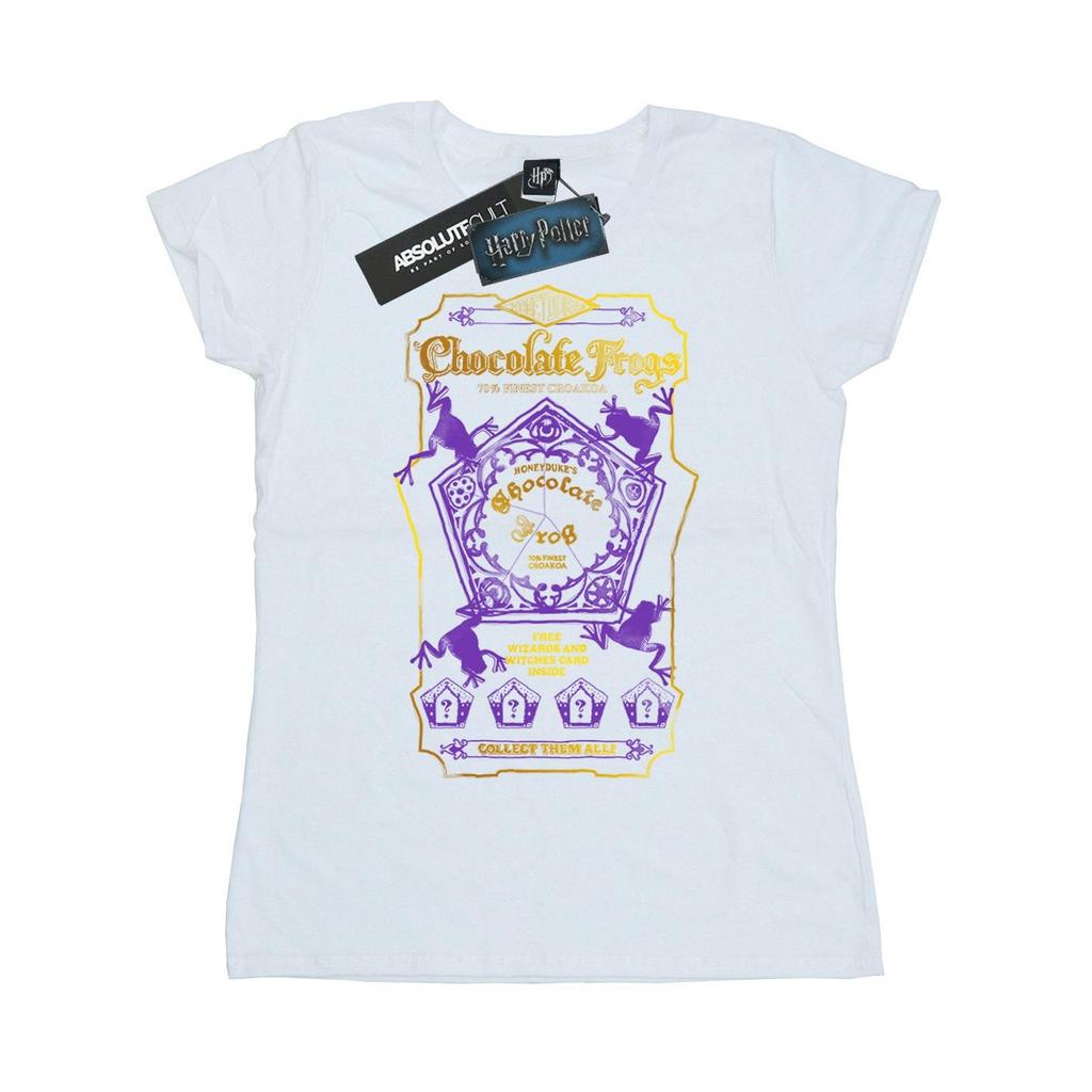 Harry Potter Womens/Ladies Chocolate Frogs Coloured Label Cotton T-Shirt
