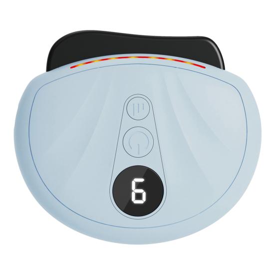 Electric Facial Massager Digital Display Compact Face Massager with Heat Portable Rechargeable Anti-Aging and Vibration