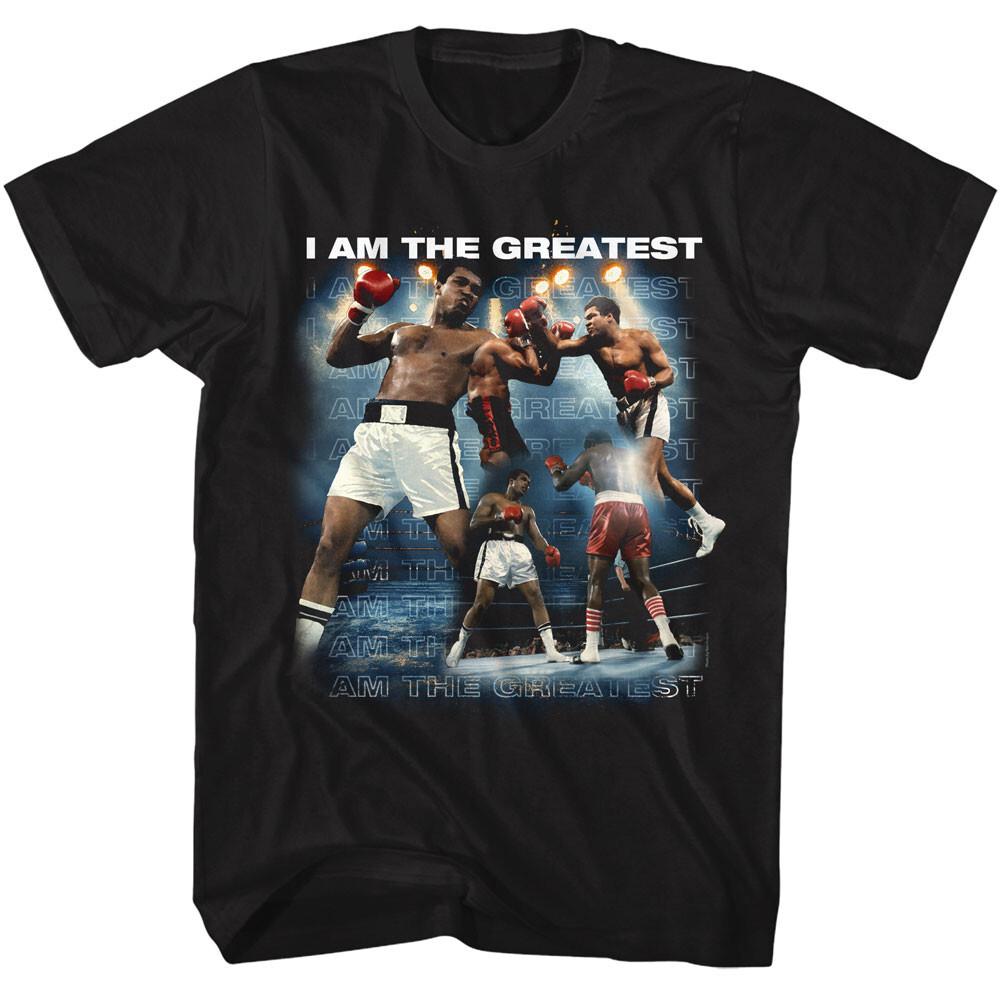 Muhammad Ali I Am The Greatest Repeat Photo Collage Men s T Shirt Unisex T-Shirt XXXXL