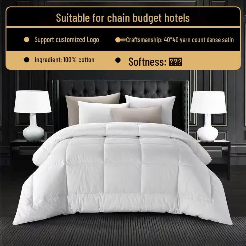 Faunen Hotel Collection Cotton Sateen 4-Piece Bedding Set