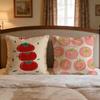 Pattern Tomato Print Cushion Cover 1Pcs Decorative Covers Soft Cushion Case For Sofa Couch Decor 40X40 45X45 Pillowcases